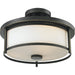 Savannah Olde Bronze Semi-Flushmount | theLightShop