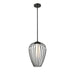 Savanti Matte Black 1 Light 12 Inch Pendant Z-Lite 7507-12MB | theLightShop