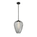 Savanti Matte Black 1 Light 12 Inch Pendant Z-Lite 7507-12MB | theLightShop