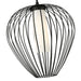 Savanti Matte Black 1 Light 18 Inch Pendant Z-Lite 7507-18MB | theLightShop
