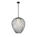 Savanti Matte Black 1 Light 22 Inch Pendant Z-Lite 7507-22MB | theLightShop