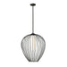 Savanti Matte Black 1 Light 22 Inch Pendant Z-Lite 7507-22MB | theLightShop