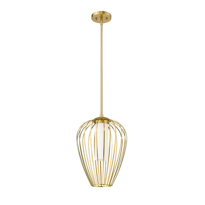 Savanti Modern Gold 1 Light 12 Inch Pendant Z-Lite 7507-12MGLD | theLightShop