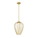 Savanti Modern Gold 1 Light 12 Inch Pendant Z-Lite 7507-12MGLD | theLightShop