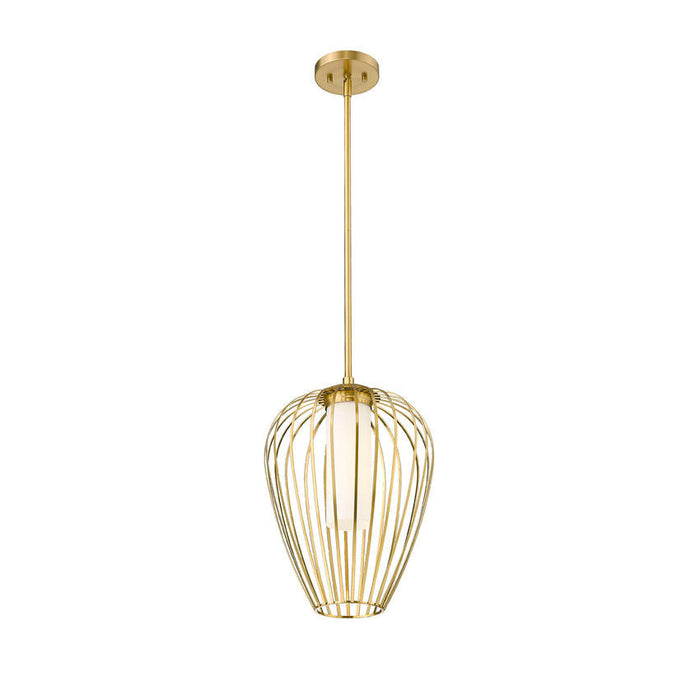Savanti Modern Gold 1 Light 12 Inch Pendant Z-Lite 7507-12MGLD | theLightShop