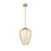 Savanti Modern Gold 1 Light 12 Inch Pendant Z-Lite 7507-12MGLD | theLightShop