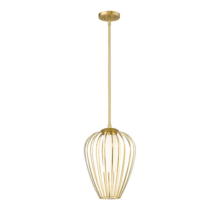 Savanti Modern Gold 1 Light 12 Inch Pendant Z-Lite 7507-12MGLD | theLightShop