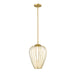 Savanti Modern Gold 1 Light 12 Inch Pendant Z-Lite 7507-12MGLD | theLightShop