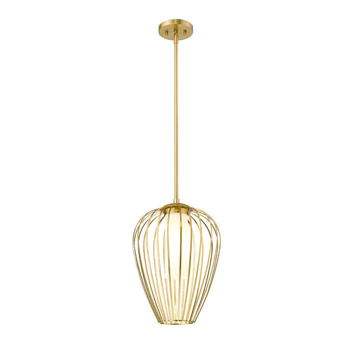 Savanti Modern Gold 1 Light 12 Inch Pendant Z-Lite 7507-12MGLD | theLightShop