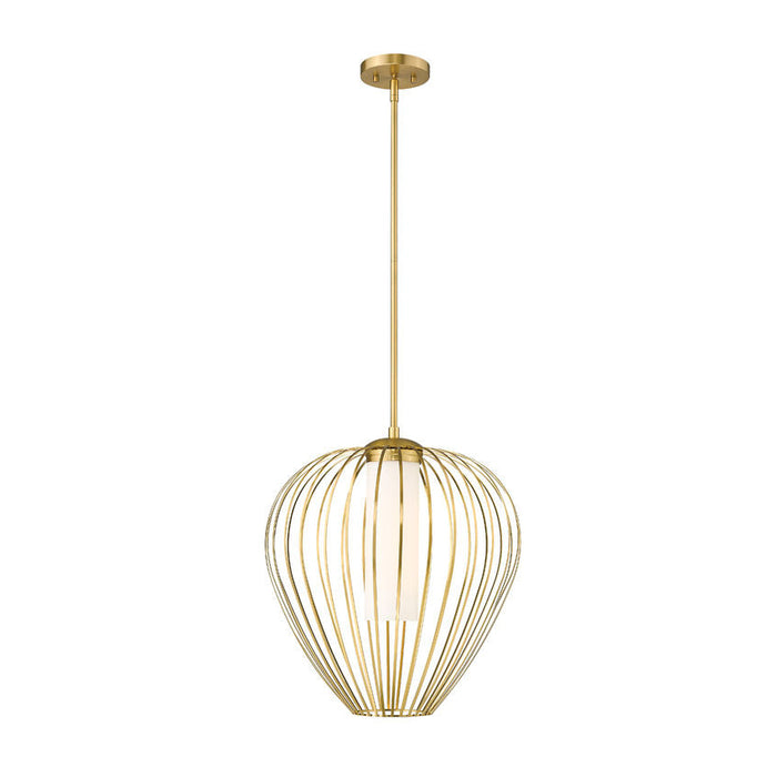 Savanti Modern Gold 1 Light 18 Inch Pendant Z-Lite 7507-18MGLD | theLightShop