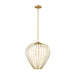 Savanti Modern Gold 1 Light 18 Inch Pendant Z-Lite 7507-18MGLD | theLightShop