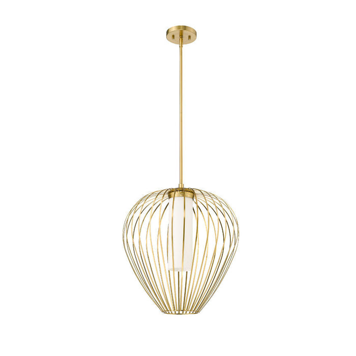 Savanti Modern Gold 1 Light 18 Inch Pendant Z-Lite 7507-18MGLD | theLightShop