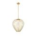 Savanti Modern Gold 1 Light 18 Inch Pendant Z-Lite 7507-18MGLD | theLightShop