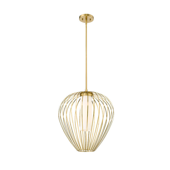 Savanti Modern Gold 1 Light 18 Inch Pendant Z-Lite 7507-18MGLD | theLightShop