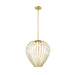 Savanti Modern Gold 1 Light 18 Inch Pendant Z-Lite 7507-18MGLD | theLightShop