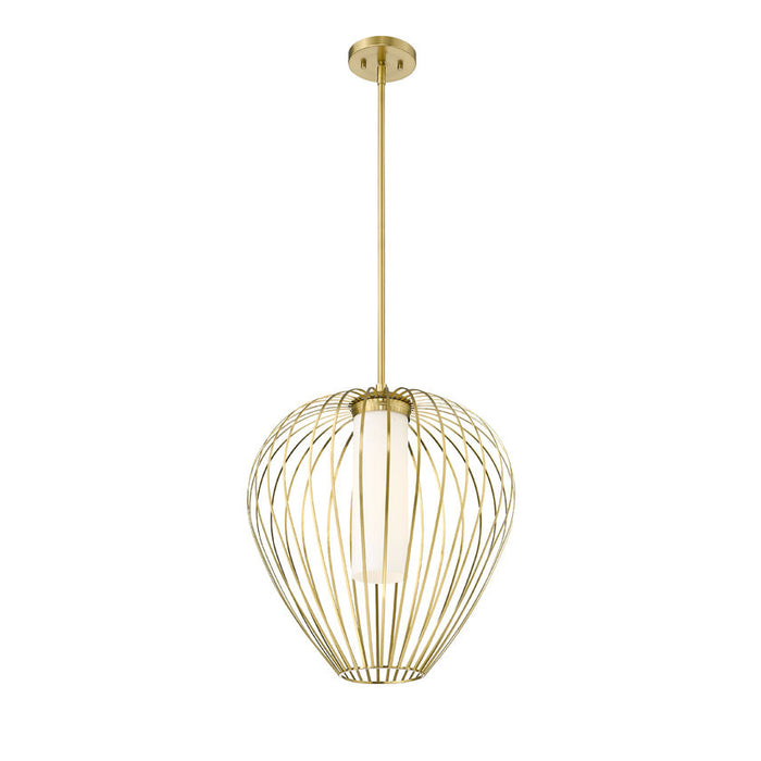 Savanti Modern Gold 1 Light 18 Inch Pendant Z-Lite 7507-18MGLD | theLightShop
