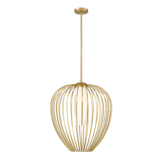 Savanti Modern Gold 1 Light 22 Inch Pendant Z-Lite 7507-22MGLD | theLightShop