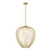 Savanti Modern Gold 1 Light 22 Inch Pendant Z-Lite 7507-22MGLD | theLightShop