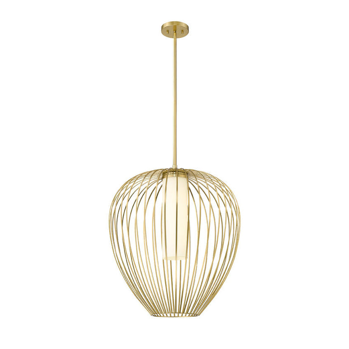 Savanti Modern Gold 1 Light 22 Inch Pendant Z-Lite 7507-22MGLD | theLightShop