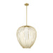 Savanti Modern Gold 1 Light 22 Inch Pendant Z-Lite 7507-22MGLD | theLightShop