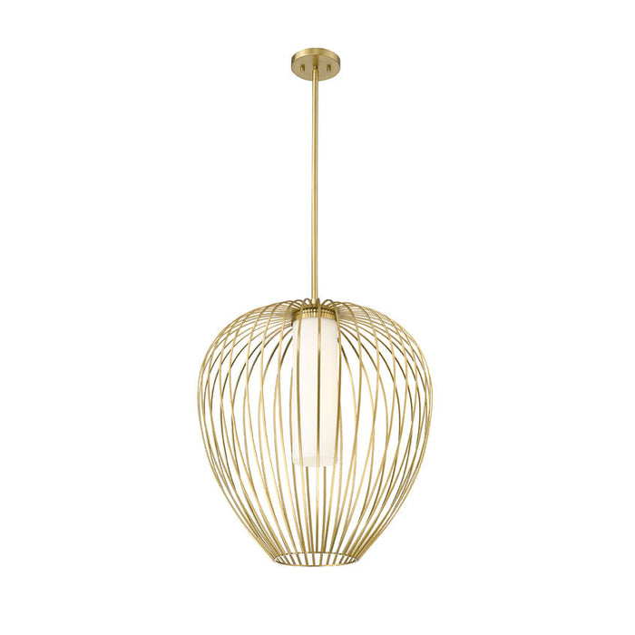 Savanti Modern Gold 1 Light 22 Inch Pendant Z-Lite 7507-22MGLD | theLightShop