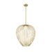 Savanti Modern Gold 1 Light 22 Inch Pendant Z-Lite 7507-22MGLD | theLightShop