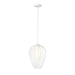 Savanti Textured White 1 Light 12 Inch Pendant Z-Lite 7507-12TW | theLightShop