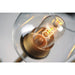 Savvy Antique Brass / Black Chandelier - Chandeliers