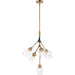 Savvy Antique Brass / Black Single Pendant - Pendants