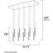 Scepter Anodized Bronze LED Linear Pendant - Pendants