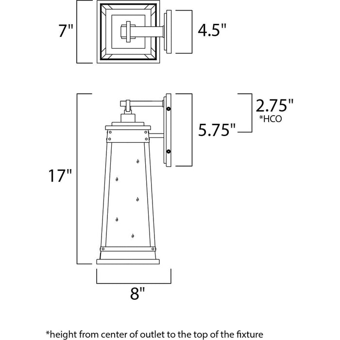 Schooner Olde Brass Outdoor Wall Mount - Outdoor Wall Mount