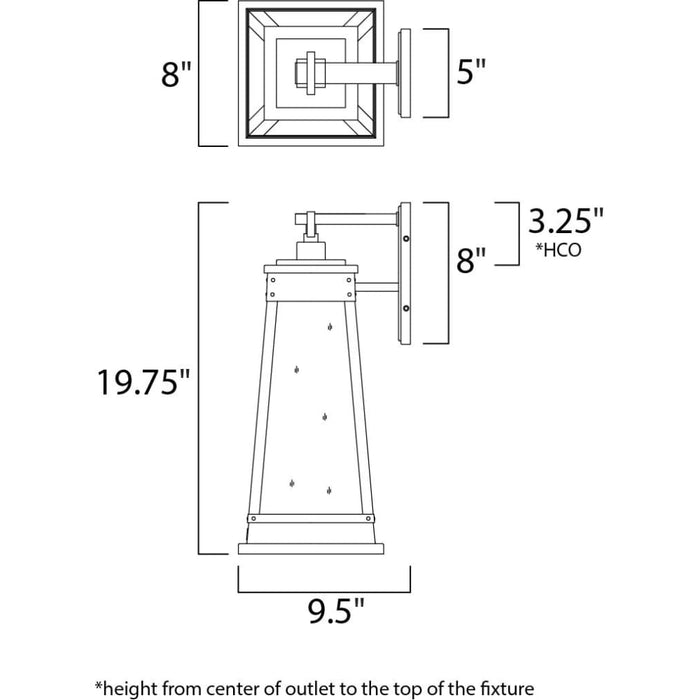 Schooner Olde Brass Outdoor Wall Mount - Outdoor Wall Mount