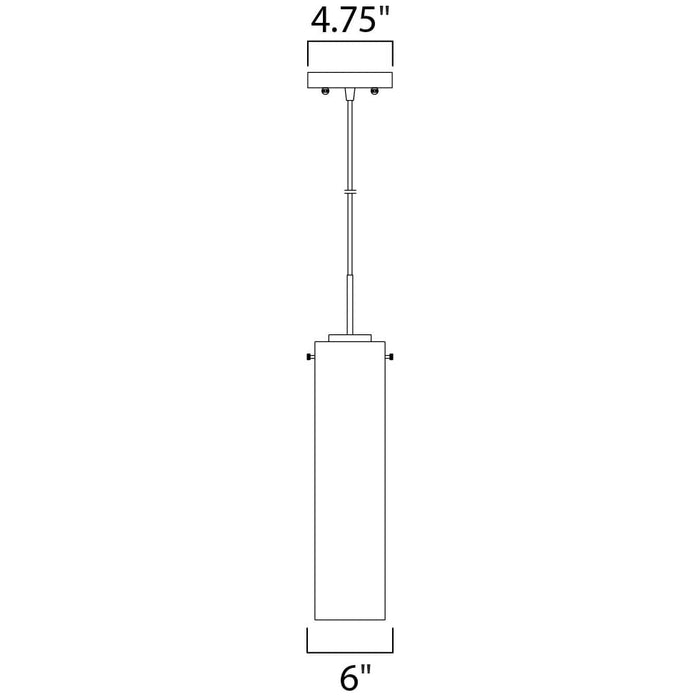 Scope Polished Chrome LED Single Pendant - Pendants