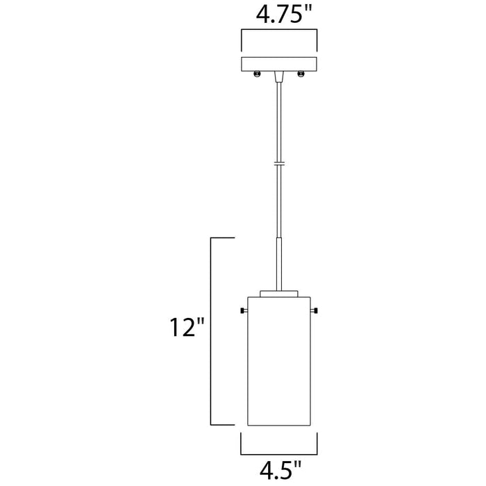 Scope Polished Chrome LED Single Pendant - Pendants