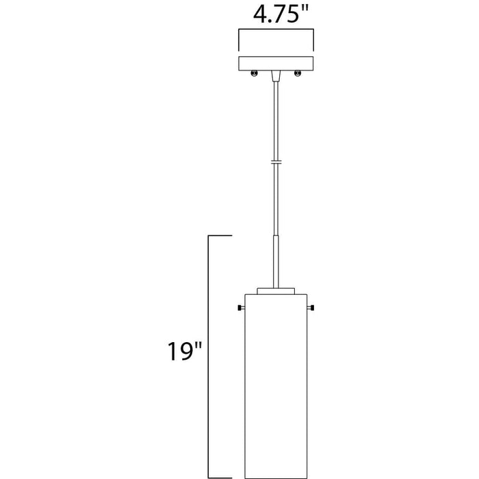 Scope Polished Chrome LED Single Pendant - Pendants