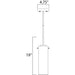 Scope Polished Chrome LED Single Pendant - Pendants