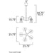 Seafarer Oil Rubbed Bronze Chandelier - Chandeliers