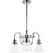 Seafarer Polished Chrome Chandelier - Chandeliers