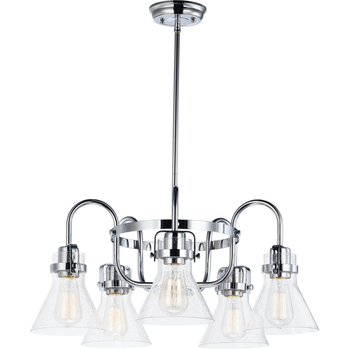 Seafarer Polished Chrome Chandelier - Chandeliers