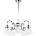 Seafarer Polished Chrome Chandelier - Chandeliers