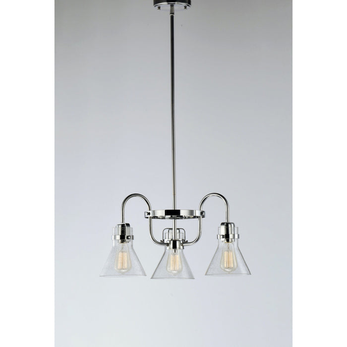Seafarer Polished Chrome Chandelier - Chandeliers