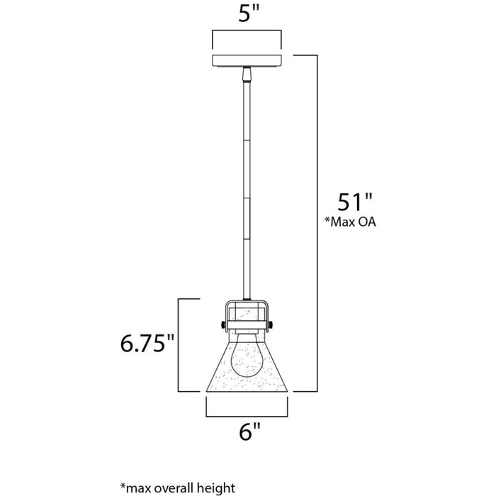 Seafarer Polished Chrome Mini Pendant - Mini-Pendants