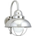 Sebring Brushed Stainless LED Outdoor Wall Lantern - Outdoor Wall Sconce