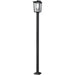 Seoul Black Outdoor Post Mounted Fixture | theLightShop