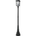 Seoul Black Outdoor Post Mounted Fixture | theLightShop