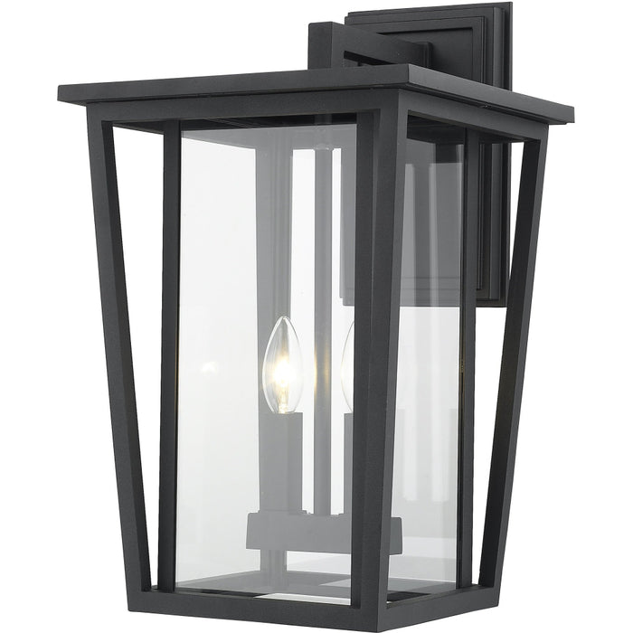 Seoul Black Outdoor Wall Sconce | theLightShop