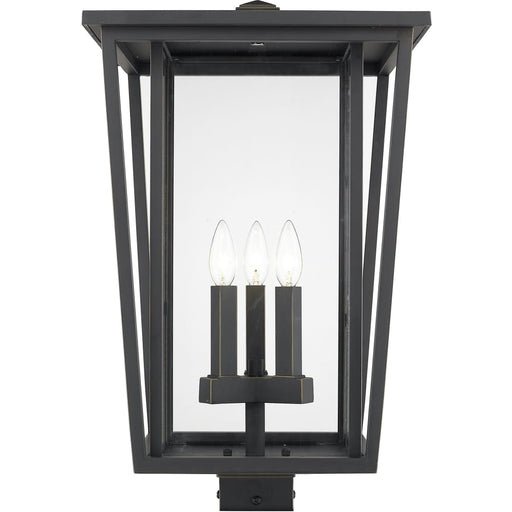 Seoul Oil Rubbed Bronze Outdoor Post Mount Fixture | theLightShop