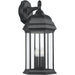 Sevier Black LED Outdoor Wall Lantern - Outdoor Wall Sconce