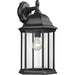 Sevier Black Outdoor Wall Lantern - Outdoor Wall Sconce
