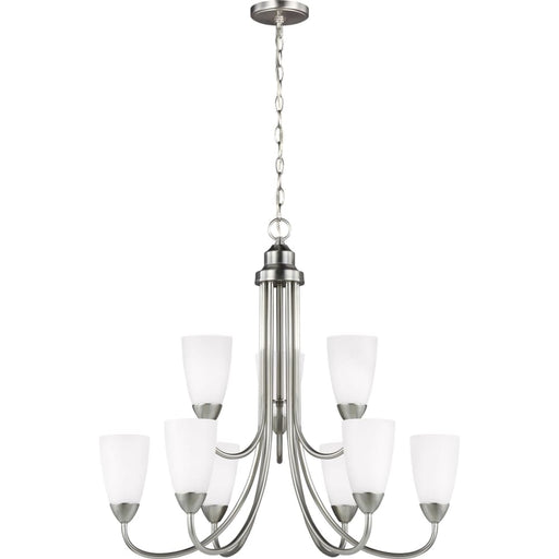 Seville Brushed Nickel LED Chandelier - Chandeliers